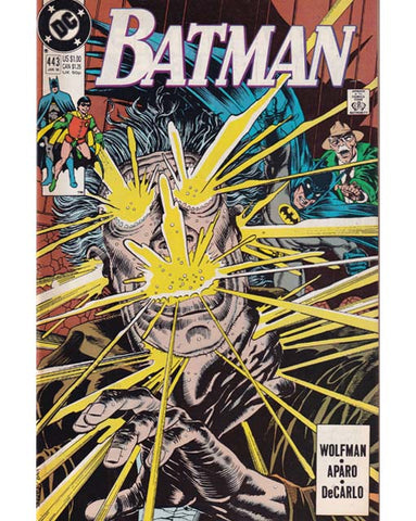 Batman Issue 443 DC Comics Back Issues 761941368283
