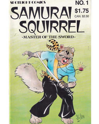 Samurai Squirrel Issue 1 Spotlight Comics Back Issues