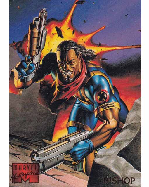 Bishop Card 11 Marvel Masterpieces 1995 Fleer Trading Card TCG