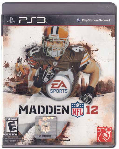 Madden 12 Playstation 3 PS3 Video Game 014633196467