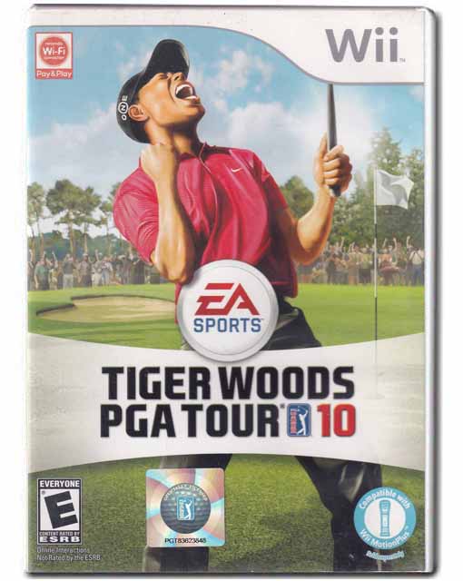 Tiger Woods PGA Tour 10 Nintendo Wii Video Game 014633190199