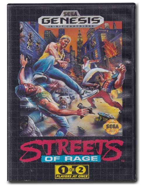 Streets Of Rage With Case Sega Genesis Video Game Cartridge – Grade ...