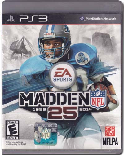 Madden NFL 25 Playstation 3 PS3 Video Game