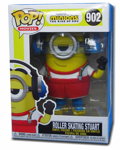 Roller Skating Stuart Minions Rise Of Gru #902 Funko Pop Vinyl Figure