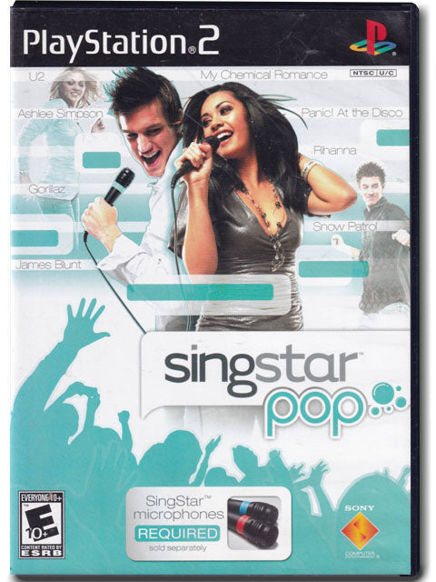 Singstar Pop PlayStation 2 PS2 Video Game