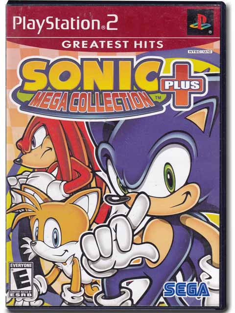 Sonic Mega Collection Plus Greatest Hits Edition PlayStation 2 PS2 Video Game 010086630619