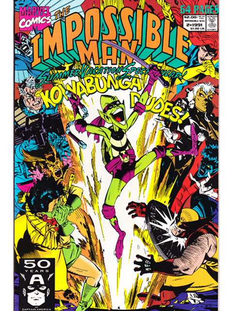 The Impossible Man Issue 2 Of 2 Marvel Comics Back Issues