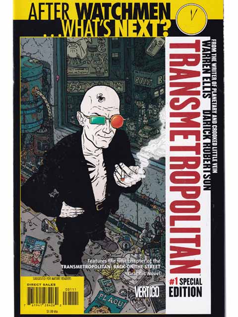 Transmetropolitan Issue 1 Cover B Vertigo Comics Back Issues 761941284262