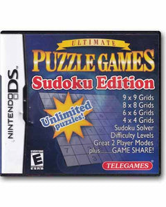 Ultimate Puzzle Games Sudoku Edition Nintendo DS Video Game 834815005031